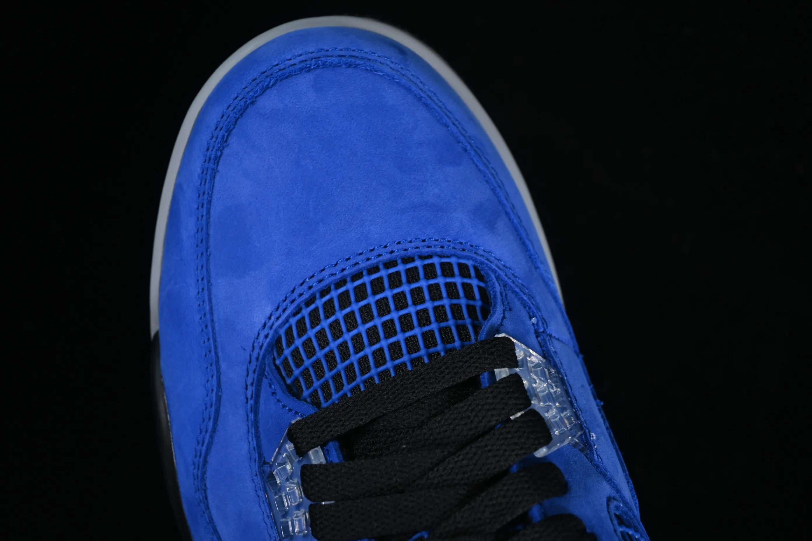 All Categories Air Jordan Jordan Series Basketball Shoes Air Jordan 4 GX Foreign Trade Edition Air Jordan 4 Retro "Eminem Encore" AJ4 Joe 4 Helm Blue Suede Basketball Shoes